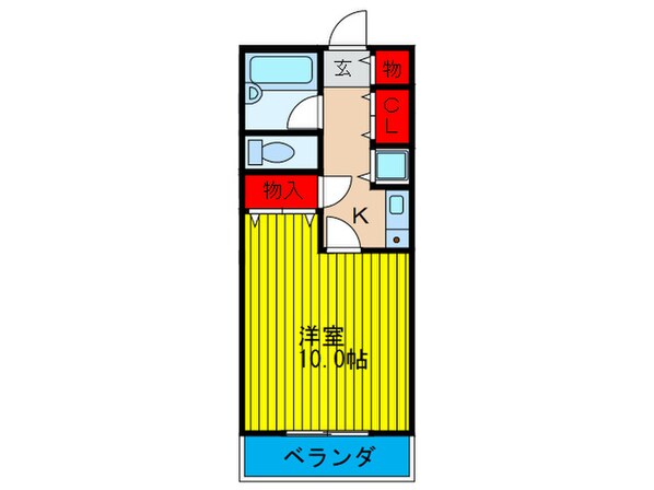 コンチネンタル太子橋の物件間取画像